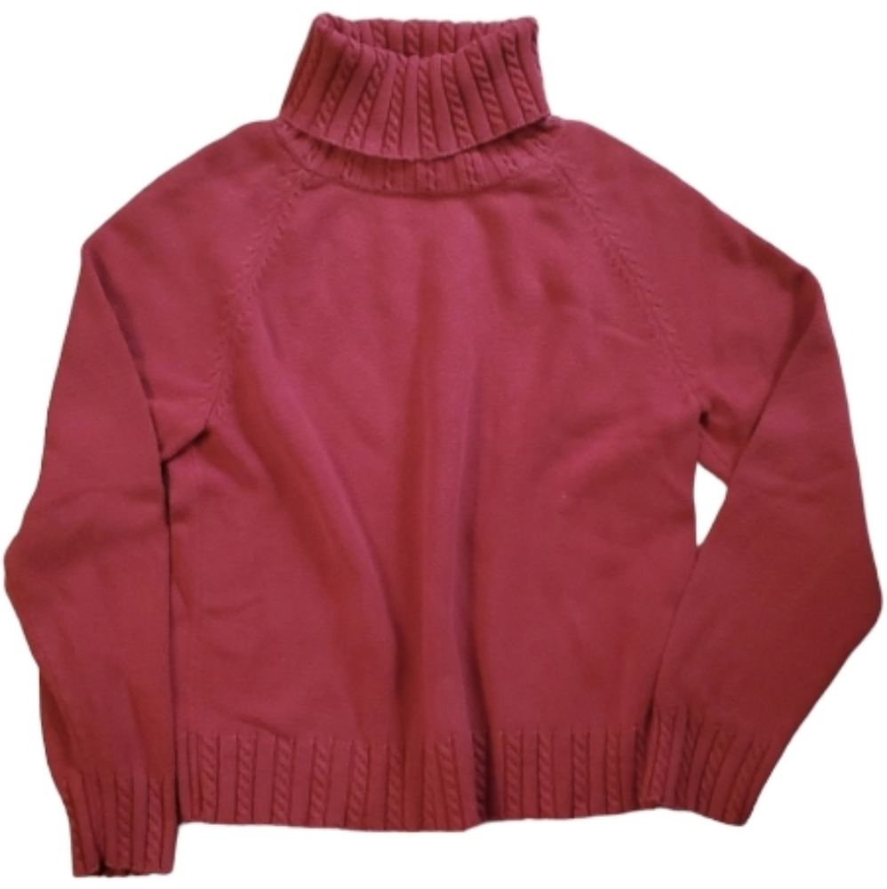Christopher & Banks Womans‎ Thick Red Turtleneck Sweater Size Medium